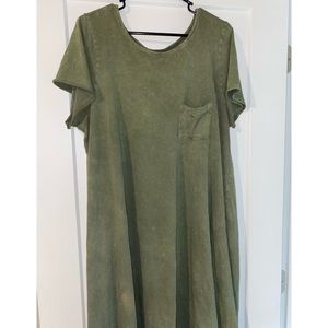 Army Green Lularoe Carly Dress